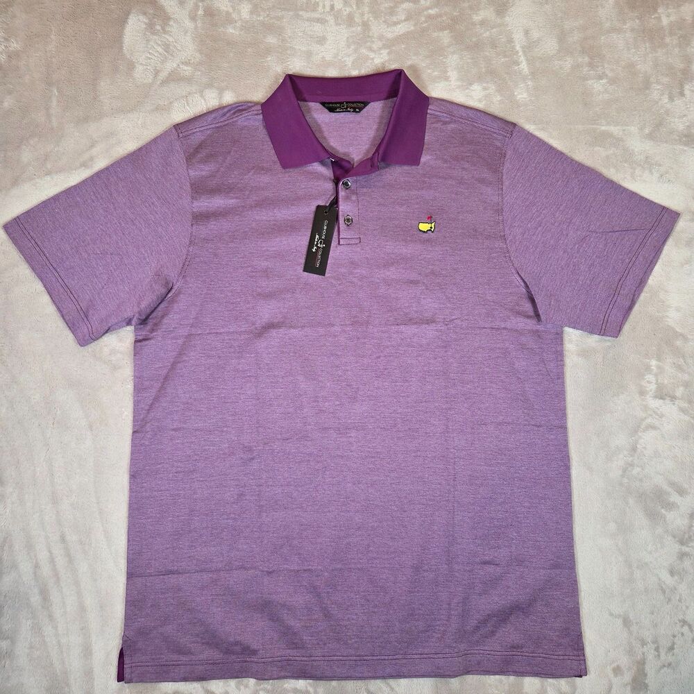 Clubhouse Collection August Masters Polo Shirt Men’s XL Italy Pima Preppy NWT